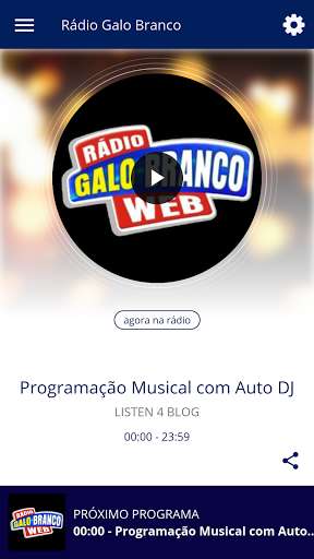Run android online APK Rádio Galo Branco from MyAndroid or emulate Rádio Galo Branco using MyAndroid