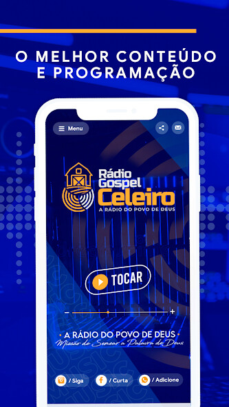 Run android online APK Rádio Gospel Celeiro from MyAndroid or emulate Rádio Gospel Celeiro using MyAndroid