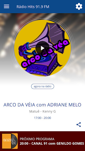 Run android online APK Rádio Hits 91.9 FM from MyAndroid or emulate Rádio Hits 91.9 FM using MyAndroid