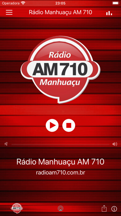Emulate iPhone app Rádio Manhuaçu AM 710 using MyAndroid Emulate iPhone app Rádio Manhuaçu AM 710 using MyAndroid