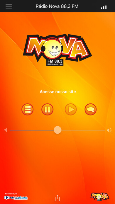 Emulate iPhone app Rádio Nova 88,3 FM using MyAndroid Emulate iPhone app Rádio Nova 88,3 FM using MyAndroid