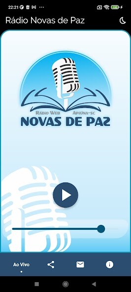Run android online APK Rádio Novas de Paz from MyAndroid or emulate Rádio Novas de Paz using MyAndroid