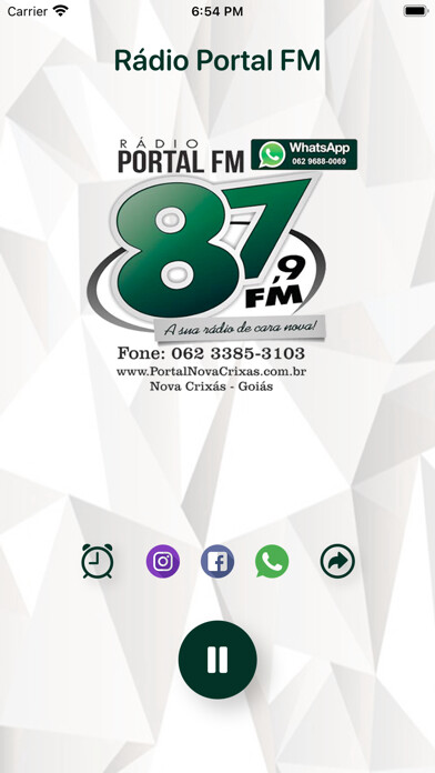 Emulate iPhone app Rádio Portal FM - Nova Crixas using MyAndroid Emulate iPhone app Rádio Portal FM - Nova Crixas using MyAndroid