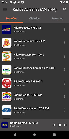Run android online APK Rádios Acreanas (AM e FM) from MyAndroid or emulate Rádios Acreanas (AM e FM) using MyAndroid