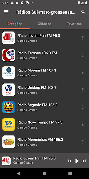 Run android online APK Rádios Sul-mato-grossenses (AM from MyAndroid or emulate Rádios Sul-mato-grossenses (AM using MyAndroid