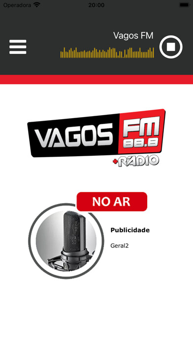 Emulate iPhone app Rádio Vagos FM using MyAndroid Emulate iPhone app Rádio Vagos FM using MyAndroid