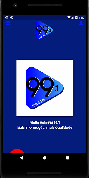Run android online APK Rádio Vale FM 99,1 from MyAndroid or emulate Rádio Vale FM 99,1 using MyAndroid