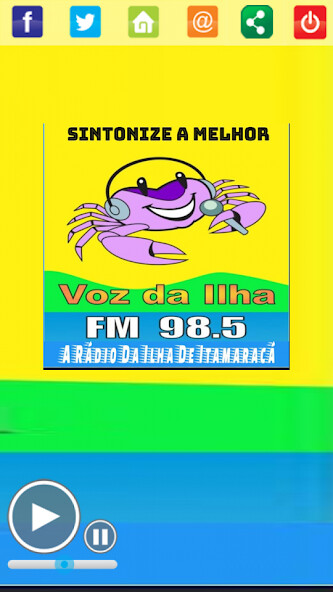 Run android online APK Rádio Voz da Ilha 98,5 Fm from MyAndroid or emulate Rádio Voz da Ilha 98,5 Fm using MyAndroid Run android online APK Rádio Voz da Ilha 98,5 Fm from MyAndroid or emulate Rádio Voz da Ilha 98,5 Fm using MyAndroid