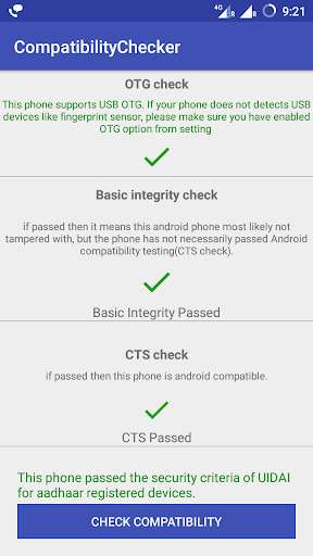 Emulate Android APK RD Service - compatibility checker Emulate Android APK RD Service - compatibility checker