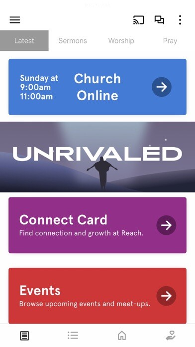 Emulate iPhone app Reach Church using MyAndroid Emulate iPhone app Reach Church using MyAndroid