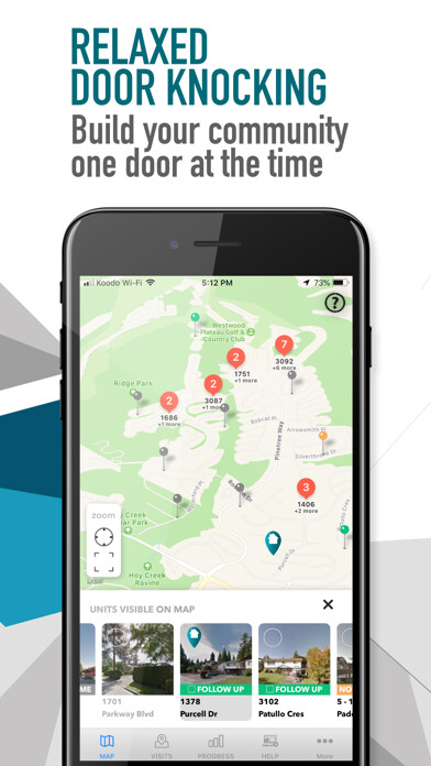 Emulate iPhone app ReachEasy: Outreach made easy using MyAndroid