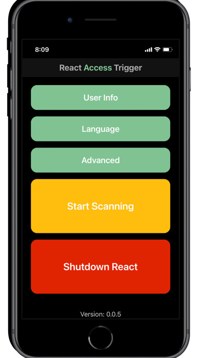 Emulate iPhone app React Access Trigger using MyAndroid