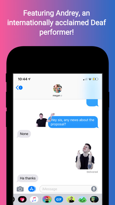 Emulate iPhone app REACThat! using MyAndroid