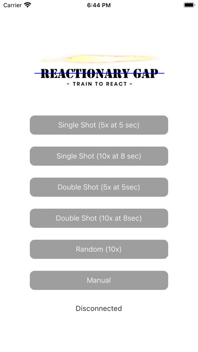 Emulate iPhone app Reactionary Gap using MyAndroid
