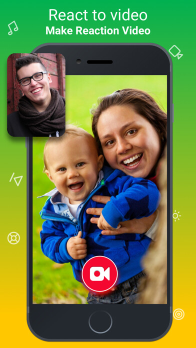 Emulate iPhone app Reaction Cam Vlog Video Maker using MyAndroid