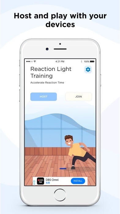Emulate iPhone app Reaction Light Training using MyAndroid Emulate iPhone app Reaction Light Training using MyAndroid