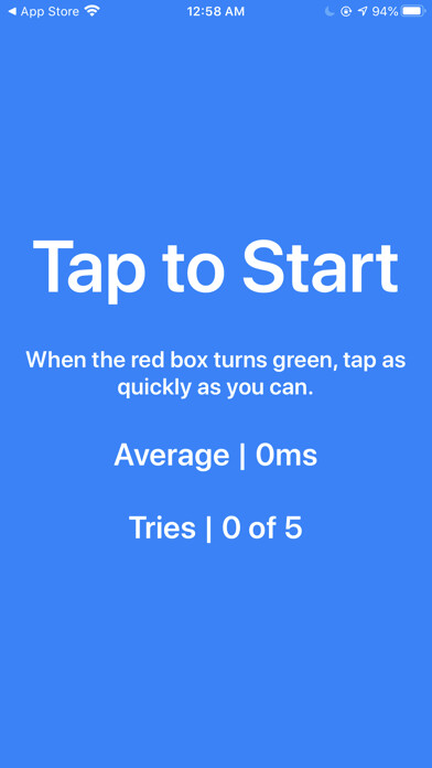 Emulate iPhone app Reaction Speed Pro using MyAndroid Emulate iPhone app Reaction Speed Pro using MyAndroid