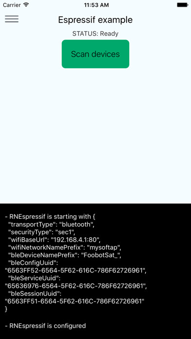 Emulate iPhone app ReactNativeEspressif using MyAndroid Emulate iPhone app ReactNativeEspressif using MyAndroid
