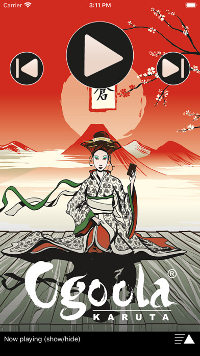 Emulate iPhone app Read Hyakuninisshu EN using MyAndroid Emulate iPhone app Read Hyakuninisshu EN using MyAndroid