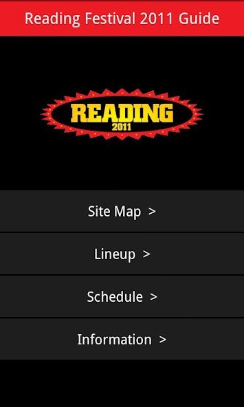 Run android online APK Reading Festival 2011 Guide from MyAndroid or emulate Reading Festival 2011 Guide using MyAndroid