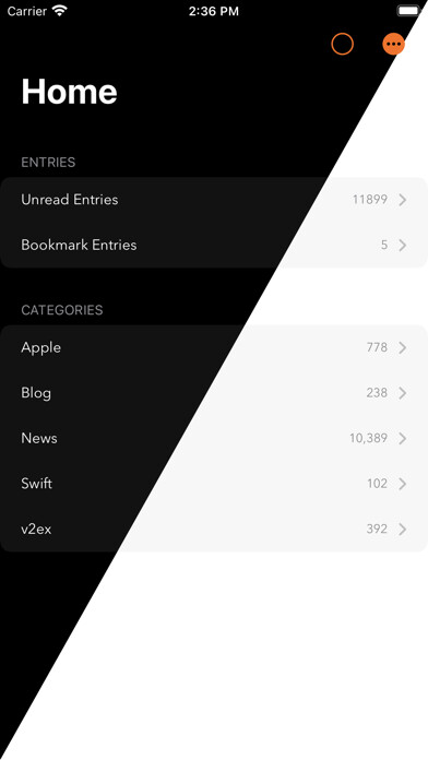 Emulate iPhone app Reading for RSS using MyAndroid