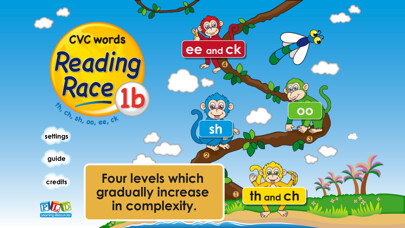 Emulate iPhone app Reading Race 1b: sh, ch words using MyAndroid