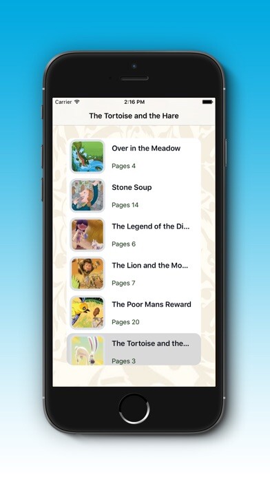 Emulate iPhone app Reading Stories using MyAndroid