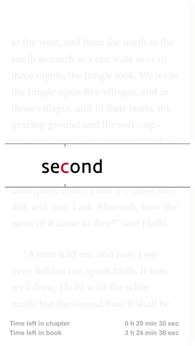 Emulate iPhone app ReadMe! (Spritz & BeeLine) using MyAndroid