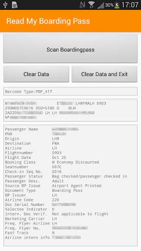 Run android online APK ReadMyBoP - Read My Boarding Pass from MyAndroid or emulate ReadMyBoP - Read My Boarding Pass using MyAndroid