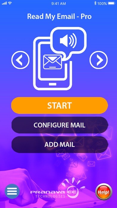 Emulate iPhone app Read My Email Lite using MyAndroid
