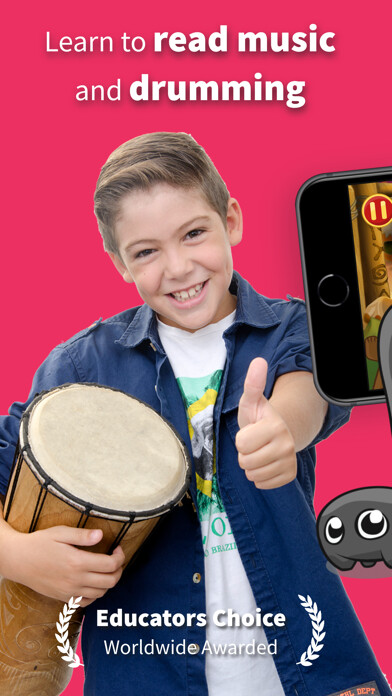 Emulate iPhone app Read notes & drum notation using MyAndroid