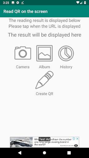 Run android online APK Read QR on the screen from MyAndroid or emulate Read QR on the screen using MyAndroid