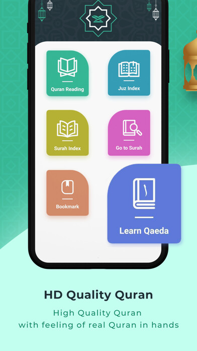 Emulate iPhone app Read Quran Majid Offline using MyAndroid