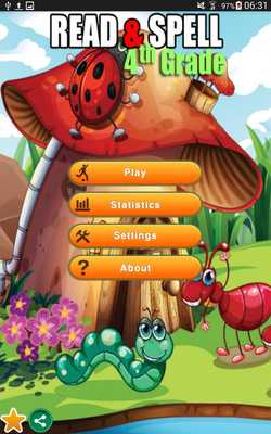 Emulate Android APK Read  Spell Game Fourth Grade