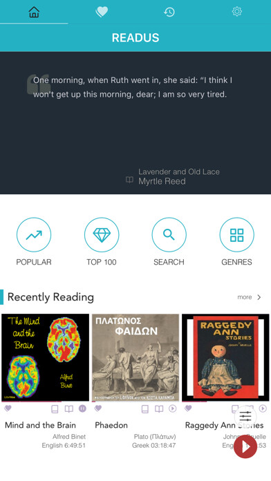 Emulate iPhone app Readus using MyAndroid