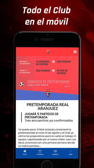 Emulate iPhone app Real Aranjuez CF using MyAndroid Emulate iPhone app Real Aranjuez CF using MyAndroid