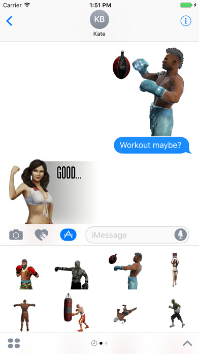 Emulate iPhone app Real Boxing 2 Stickers using MyAndroid Emulate iPhone app Real Boxing 2 Stickers using MyAndroid