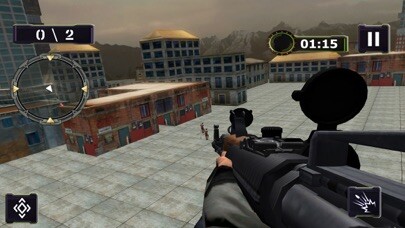 Emulate iPhone app Real City Sniper Hero Survival Mission using MyAndroid