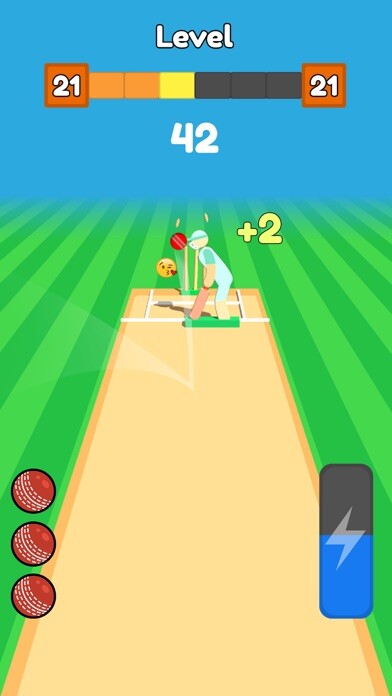 Emulate iPhone app Real Cricket Bowling Practice using MyAndroid