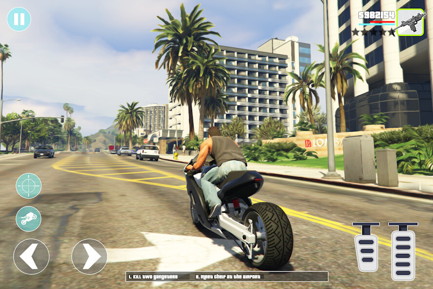 Run android online APK Real Crime City Gangster Games from MyAndroid or emulate Real Crime City Gangster Games using MyAndroid