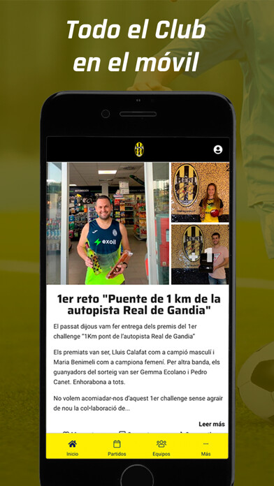 Emulate iPhone app Real de Gandia CF using MyAndroid Emulate iPhone app Real de Gandia CF using MyAndroid