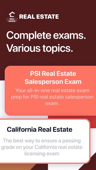Emulate iPhone app Real Estate Express Exam Prep using MyAndroid Emulate iPhone app Real Estate Express Exam Prep using MyAndroid