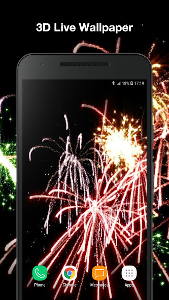 Emulate Android APK Real Fireworks Live Wallpaper