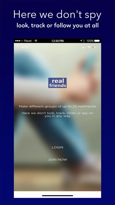 Emulate iPhone app realfriends. using MyAndroid