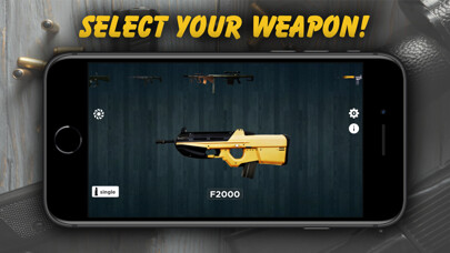 Emulate iPhone app Real Gunshot Simulation Pro using MyAndroid