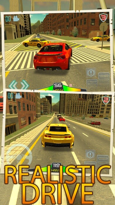 Emulate iPhone app Realistic Car Simulator using MyAndroid