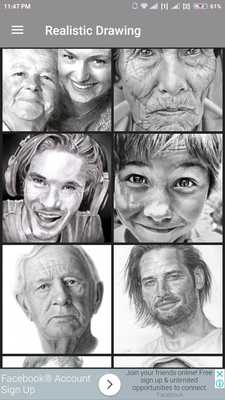 Emulate Android APK realistic drawing