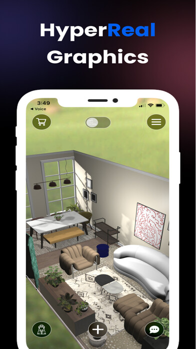 Emulate iPhone app Realize.Design: Home Makeover using MyAndroid