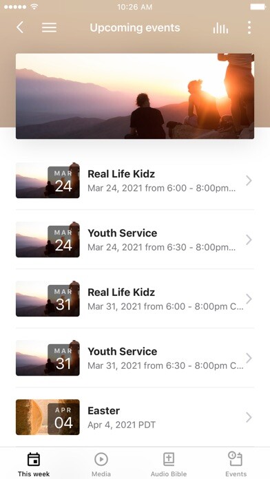 Emulate iPhone app Real Life Church Millbrook using MyAndroid Emulate iPhone app Real Life Church Millbrook using MyAndroid