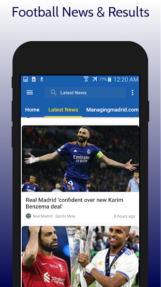 Run android online APK Real Live - For Madrid Fans from MyAndroid or emulate Real Live - For Madrid Fans using MyAndroid